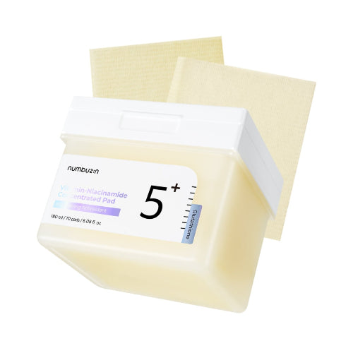 PADS VITAMINA NIACINAMIDE CONCENTRADO 70UNDS - NUMBUZIN - Adrissa Beauty - Cuidado de la piel