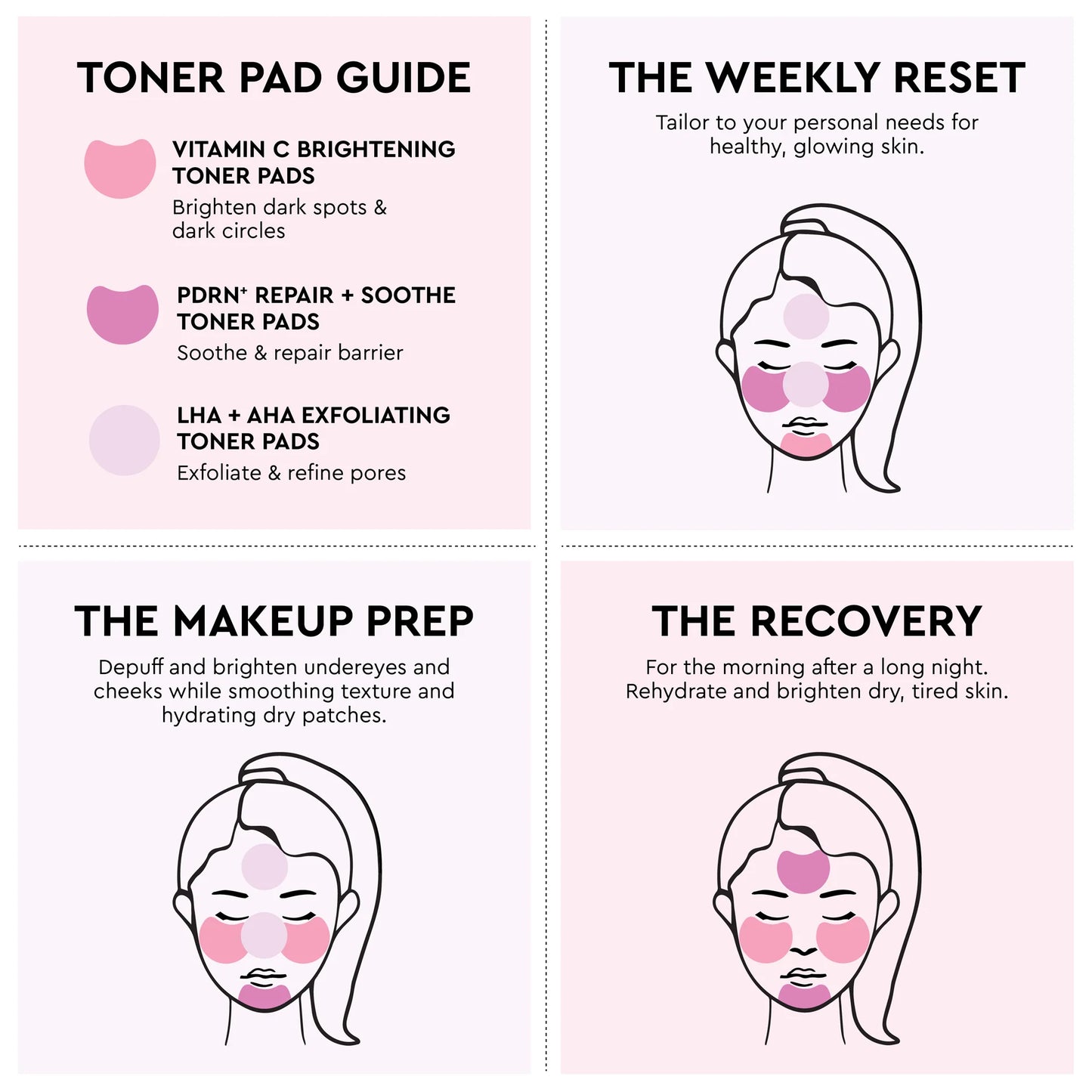 PADS VITAMIN C BRIGHTENING TONER 60UNDS - GLOW RECIPE - Adrissa Beauty - Cuidado de la piel