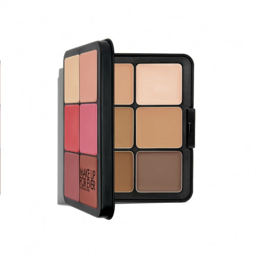 PALETA HD SKIN FACE ESSENTIALS LIGHT TO MEDIUM - MAKEUP FOR EVER - Adrissa Beauty -