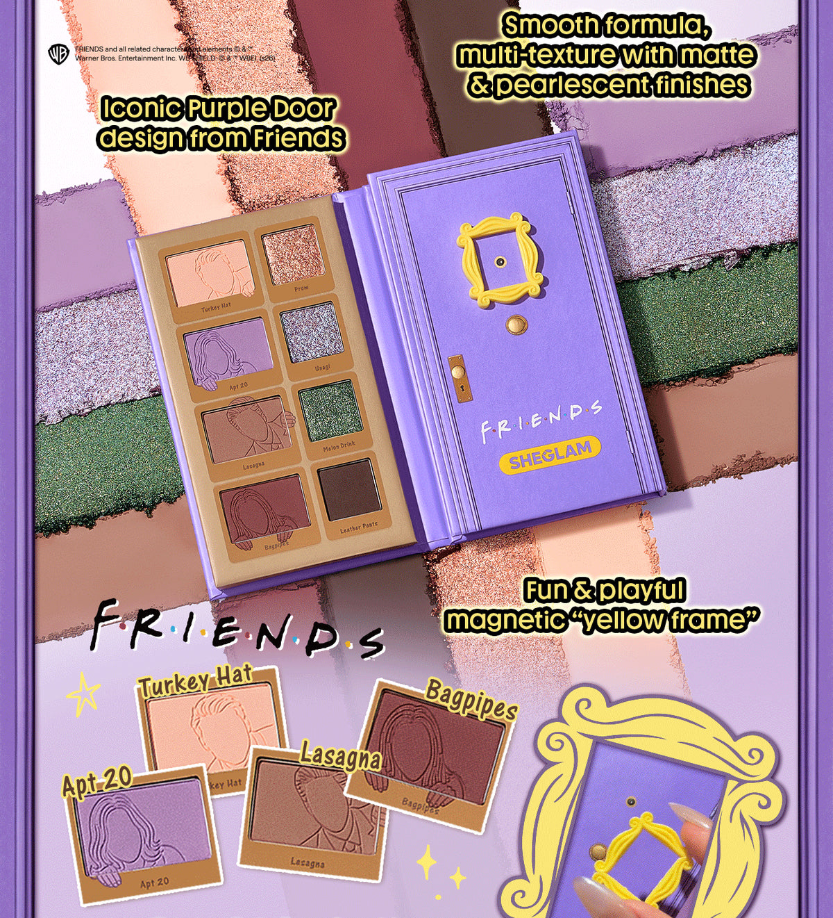 PALETA PURPLE DOOR WELCOME TO THE REAL WORLD - SHEGLAM - Adrissa Beauty - Maquillaje