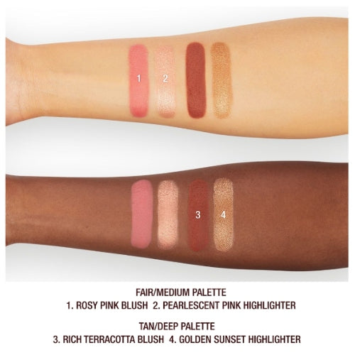 PALETA RUBOR HOLLYWOOD BLUSH & GLOW - CHARLOTTE TILBURY - Adrissa Beauty -