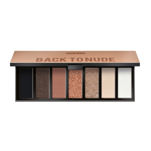 PALETA SOMBRAS BACK TO NUDE COMPACT 001 7 TONOS