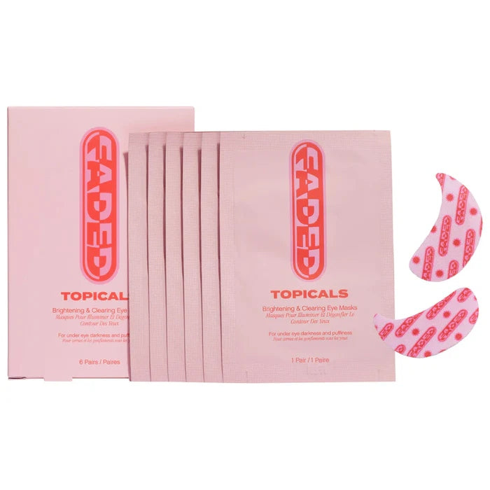 PARCHES OJOS BRIGHTENING EYE MASKS 6PARES - TOPICALS - Adrissa Beauty - Cuidado de la piel