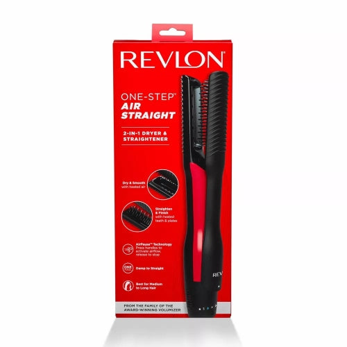 PLANCHA SECADORA ONE-STEP AIR STRAIGHT - REVLON - Adrissa Beauty -