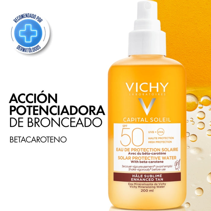 PROTECTOR SOLAR AGUA BRONCEADORA SPF50 200ML