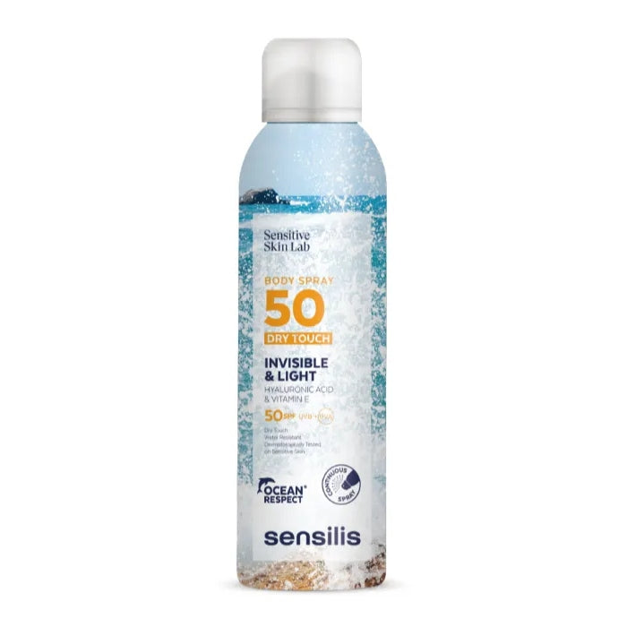 PROTECTOR SOLAR BODY SPRAY DRY TOUCH SPF50 200ML - SENSILIS - Adrissa Beauty - Cuidado de la piel