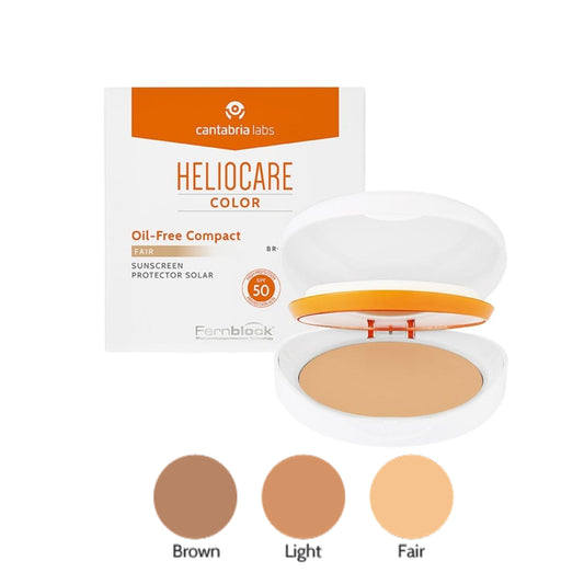PROTECTOR SOLAR COMPACTO OIL FREE FAIR SPF50 - HELIOCARE - Adrissa Beauty - Protector solar