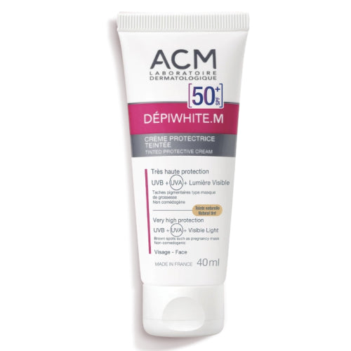 PROTECTOR SOLAR DEPIWHITE M C/COLOR SPF50 40ML - ACM - Adrissa Beauty - Cuidado de la piel