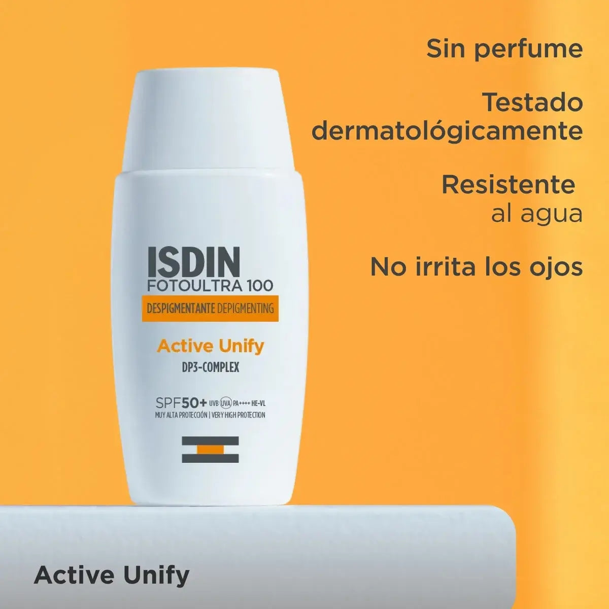 PROTECTOR SOLAR FOTOULTRA 100 ACTIVE UNIFY SPF50 50ML - ISDIN - Adrissa Beauty - Cuidado de la piel