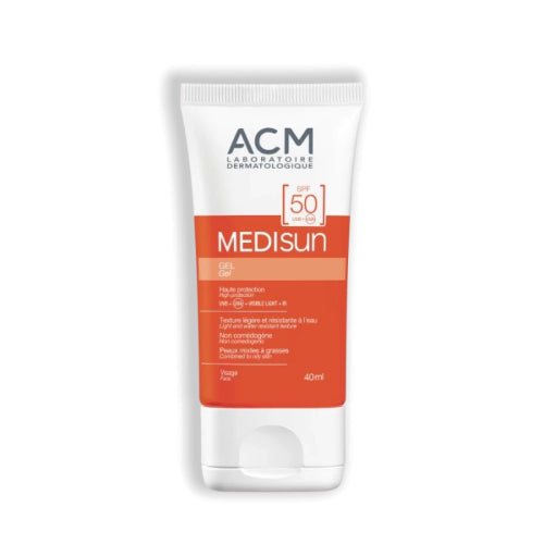 PROTECTOR SOLAR MEDISUN GEL SPF50 40ML - ACM - Adrissa Beauty - Cuidado de la piel