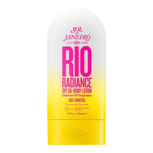 PROTECTOR SOLAR RIO RADIANCE BODY LOTION SPF50 MINERAL 200ML - SOL DE JANEIRO - Adrissa Beauty - Cuidado de la piel