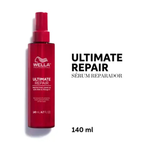 PROTECTOR TERMICO ULTIMATE REPAIR STEP 4 140ML - WELLA - Adrissa Beauty - Cuidado capilar