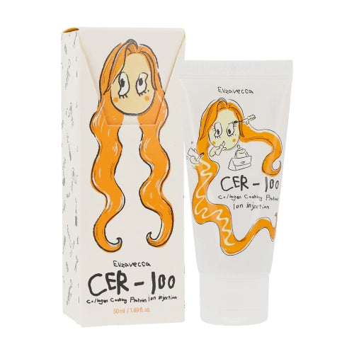 PROTEINA ION INJECTION CER-100 50ML - ELIZAVECCA - Adrissa Beauty -