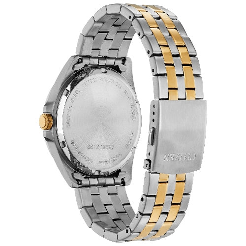 RELOJ CADENA PLATA PANTALLA AZUL - CITIZEN - Adrissa Beauty -