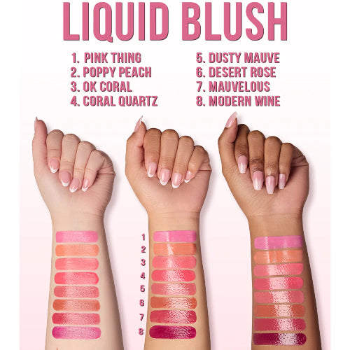 RUBOR LIQUID BLUSH OK CORAL - BEAUTY CREATIONS - Adrissa Beauty - Maquillaje