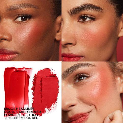 RUBOR MAJOR HEADLINES DOUBLE TAKE SHE LEFT ME ON RED - PATRICK TA - Adrissa Beauty - Maquillaje