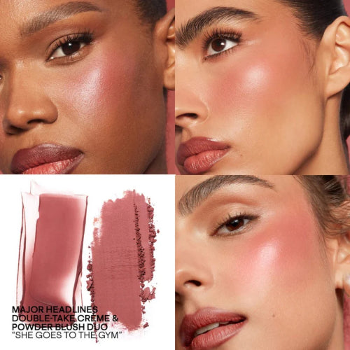RUBOR MINI MAJOR HEADLINES DOUBLE TAKE SHE GOES TO THE GYM - PATRICK TA - Adrissa Beauty - Maquillaje