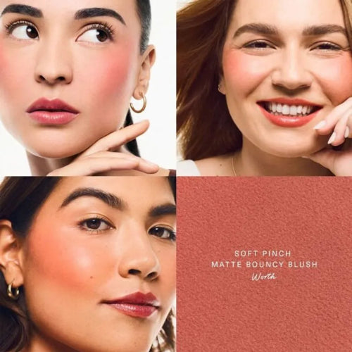 RUBOR SOFT PINCH MATTE BOUNCY WORTH - RARE BEAUTY - Adrissa Beauty - Maquillaje