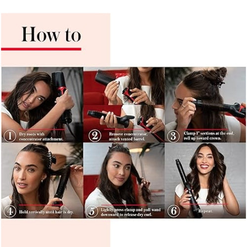 SECADOR ONDULADOR ONE-STEP BLOWOUT CURLS - REVLON - Adrissa Beauty -