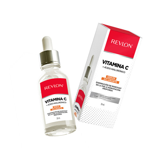 SERUM ACLARANTE VITAMINA C + ACIDO HIALURONICO 30ML - REVLON - Adrissa Beauty - Cuidado de la piel