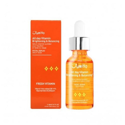 SERUM ALL DAY VITAMIN BRIGHTENING & BALANCING 30ML - JUMISO - Adrissa Beauty -
