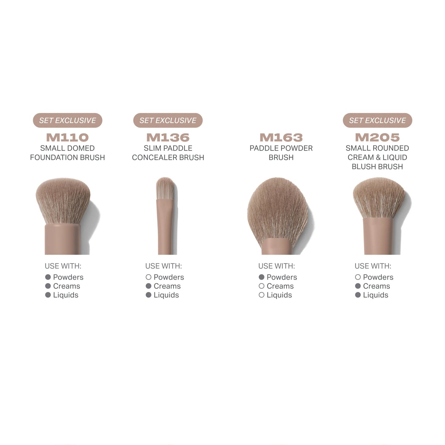 SET BROCHAS ICED MOCHA 4PZAS
