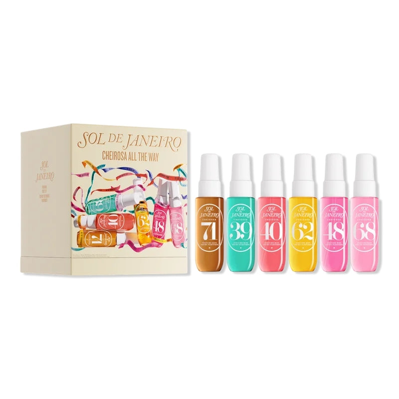 SET CHEIROSA ALL THE WAY 6PZAS 30ML - SOL DE JANEIRO - Adrissa Beauty - Perfumes y colonias