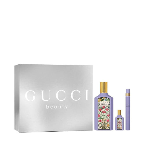 SET GUCCI FLORA GORGEOUS MAGNOLIA XMAS 3PZAS 100ML D - GUCCI - Adrissa Beauty - Perfumes y colonias