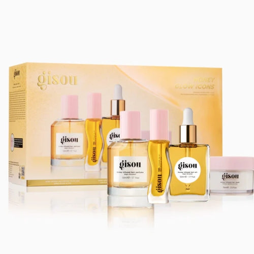 SET HONEY GLOW ICONS 4PZAS - GISOU - Adrissa Beauty -