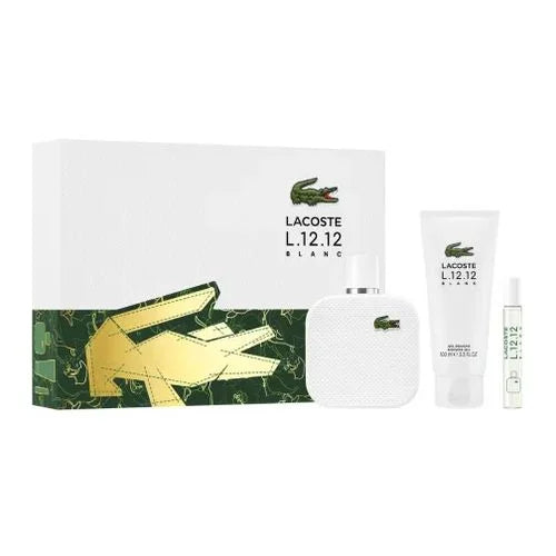 SET LACOSTE BLANC 100ML 3PZAS C - LACOSTE - Adrissa Beauty - Perfumes y colonias