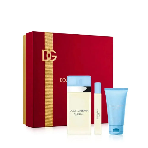 SET LIGHT BLUE 100ML 3PZAS D - DOLCE GABBANA - Adrissa Beauty - Perfumes y colonias
