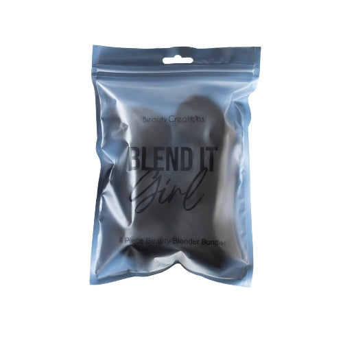 SET MINI ESPONJAS BLEND IT NEGRO 6PZAS - BEAUTY CREATIONS - Adrissa Beauty -