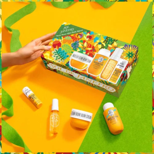 SET PISTACHE & CARAMEL 4PZAS - SOL DE JANEIRO - Adrissa Beauty -