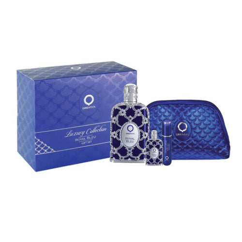 SET ROYAL BLEU GIFT SET 4PZAS 80ML U - ORIENTICA - Adrissa Beauty - Perfume y colonias
