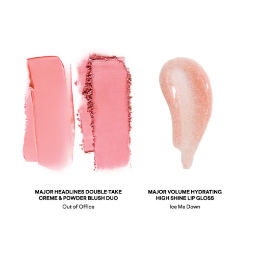 SET RUBOR MAJOR HEADLINES LIP GLOSS OUT OF OFFICE - PATRICK TA - Adrissa Beauty - Maquillaje