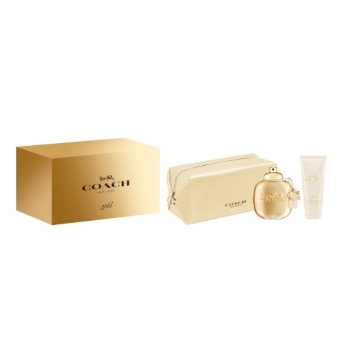 SET COACH GOLD PARFUM 3PZAS 90ML D