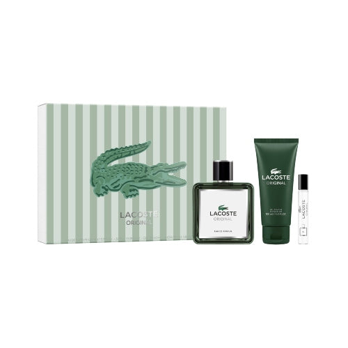 SET LACOSTE ORIGINAL EDP 100ML 3PZAS C