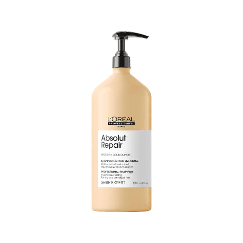 SHAMPOO ABSOLUT REPAIR PROTEIN GOLD QUINOA 1500ML - LOREAL PROFESSIONNEL - Adrissa Beauty - Cuidado capilar