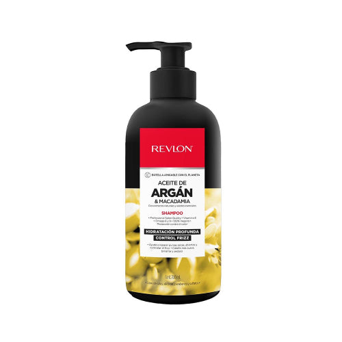 SHAMPOO ACEITE DE ARGAN Y MACADAMIA 700ML - REVLON - Adrissa Beauty - Cuidado capilar