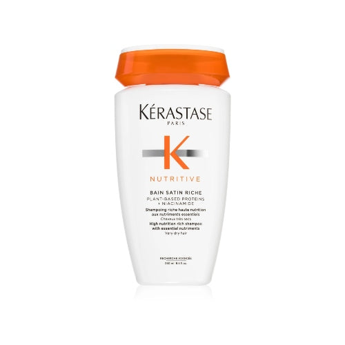SHAMPOO NUTRITIVE BAIN SATIN RICHE + NIACINAMIDE 250ML - KERASTASE - Adrissa Beauty - Cuidado capilar
