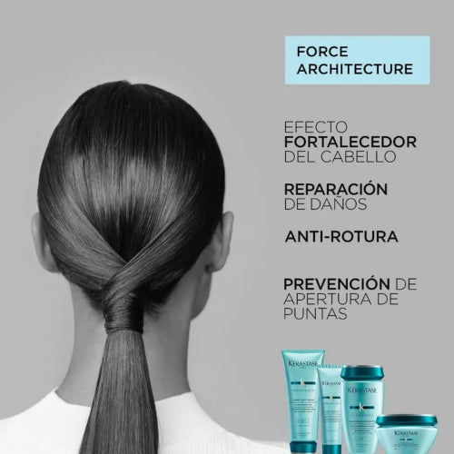 SHAMPOO RESISTANCE BAIN FORCE ARCHITECTE 250ML - KERASTASE - Adrissa Beauty - Cuidado capilar