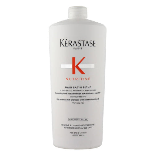 SHAMPOO NUTRITIVE BAIN SATIN RICHE 1000ML - KERASTASE - Adrissa Beauty - Cuidado capilar