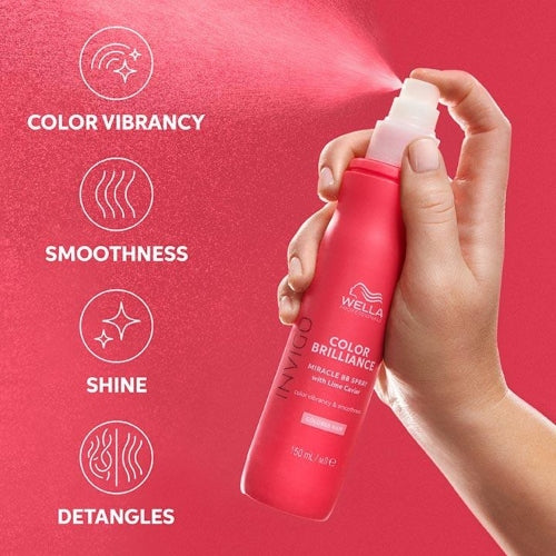 SPRAY MIRACLE BB INVIGO COLOR BRILLIANCE 150ML - WELLA - Adrissa Beauty - Cuidado capilar