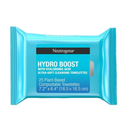 TOALLITA DESMAQUILLANTE HYDROBOOST 25 PZAS - NEUTROGENA - Adrissa Beauty -