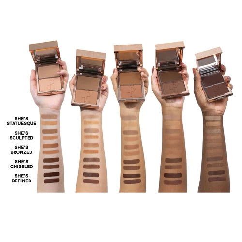 CONTORNO MAJOR SCULPT SHES BRONZED WARM MEDIUM - PATRICK TA - Adrissa Beauty -