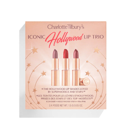 TRIO LABIAL MINI ICONIC HOLLYWOOD