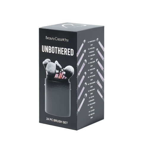 SET BROCHAS UNBOTHERED NEGRO 24PZA - BEAUTY CREATIONS - Adrissa Beauty -