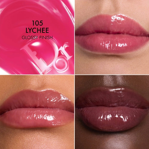 LIP GLOW BUTTER HYDRATING 105 LYCHEE - DIOR - Adrissa Beauty - Maquillaje