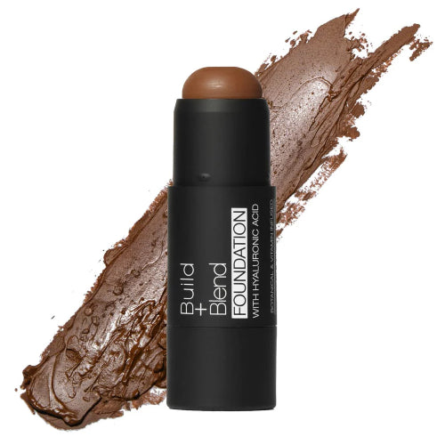 BASE BARRA BUILD + BLEND ACIDO HIALURONICO BBFS11 WARM BROWN - PALLADIO - Adrissa Beauty - Maquillaje