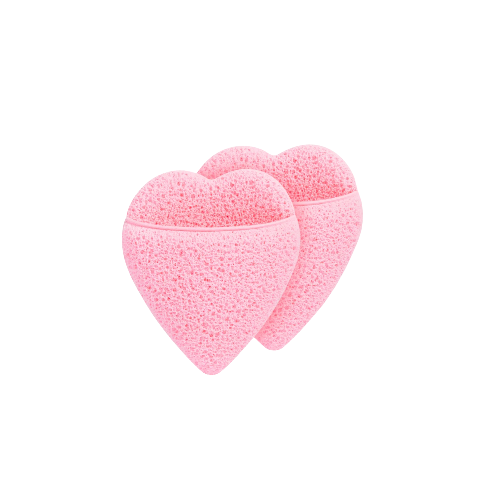 ESPONJA LIMPIADORA FACIAL 2PZAS - BEAUTY CREATIONS - Adrissa Beauty -